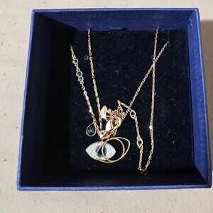Swarovski evil eye necklace
